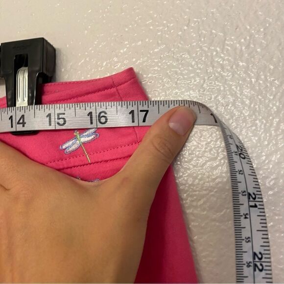 Pendleton hot Pink Dragonfly Embroidered whimsy fairycore cotton Skirt Size 14 - Picture 8 of 8